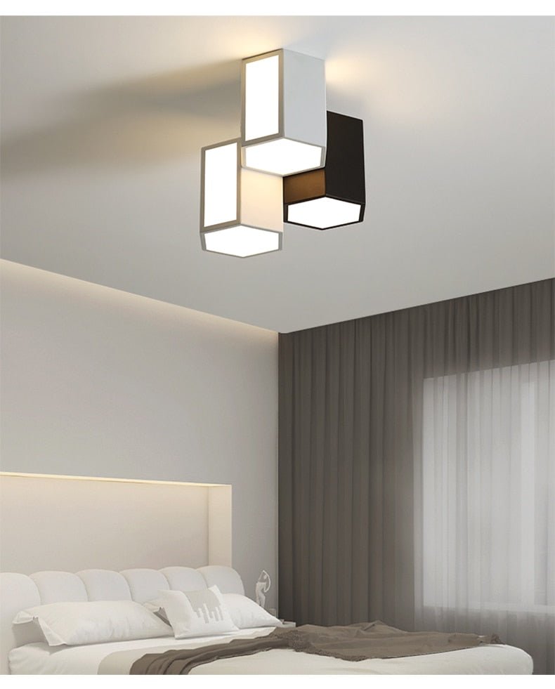 Modern Hexagonal Led Ceiling Lamp - Querencian