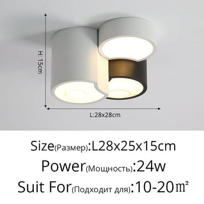 Modern Hexagonal Led Ceiling Lamp - Querencian