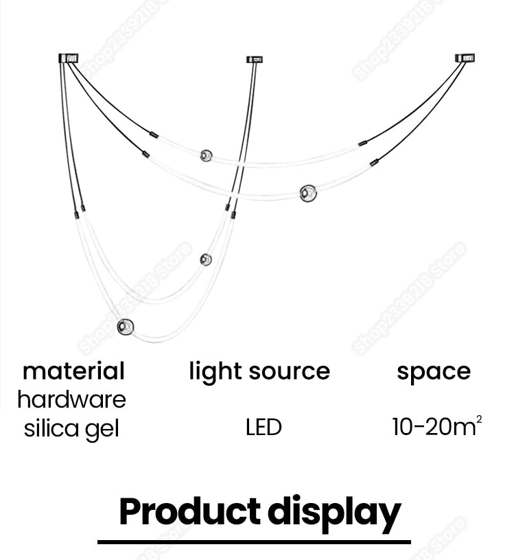 Modern Home Art Decoration LED Pendant Lights - Querencian