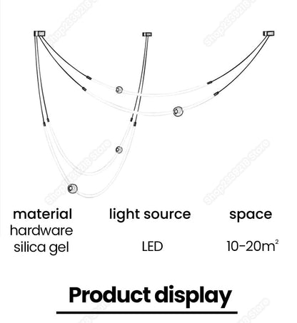 Modern Home Art Decoration LED Pendant Lights - Querencian