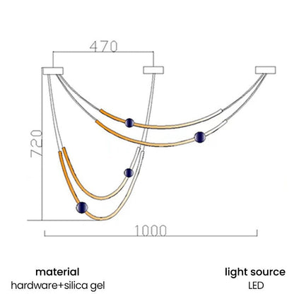 Modern Home Art Decoration LED Pendant Lights - Querencian