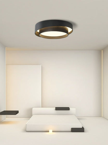 Modern Led Art White Round Ceiling Lamp - Querencian
