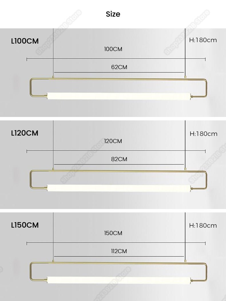 Modern LED Nordic Long Pendant Lighting - Querencian