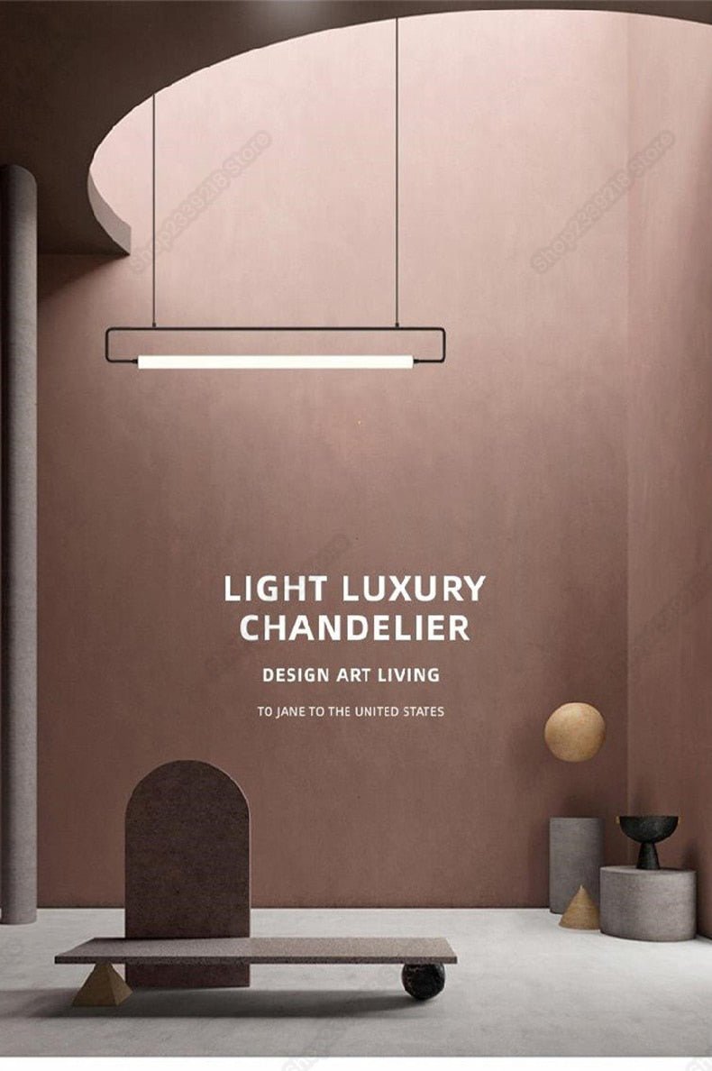 Modern LED Nordic Long Pendant Lighting - Querencian