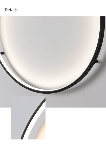 Modern Minimalist USB Led Rings Wall Lamp - Querencian