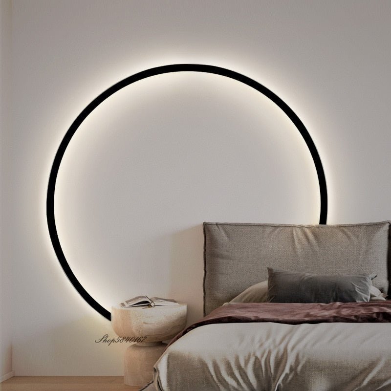 Modern Minimalist USB Led Rings Wall Lamp - Querencian