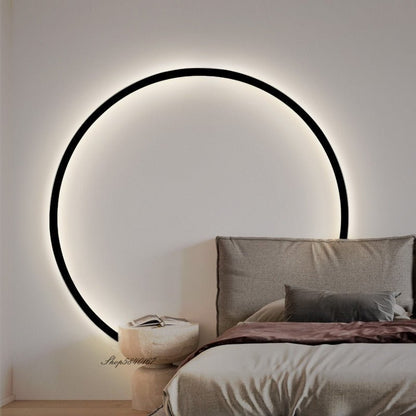 Modern Minimalist USB Led Rings Wall Lamp - Querencian