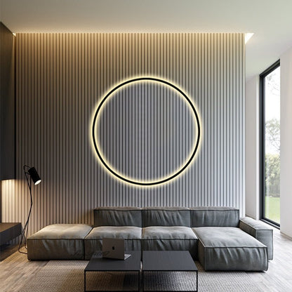 Modern Minimalist USB Led Rings Wall Lamp - Querencian