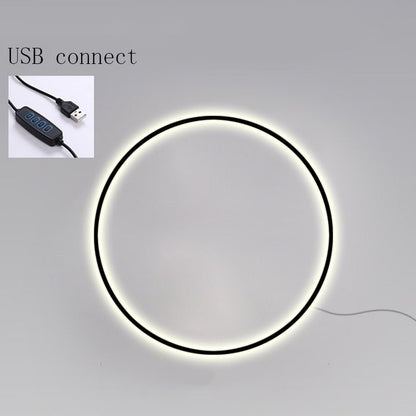 Modern Minimalist USB Led Rings Wall Lamp - Querencian