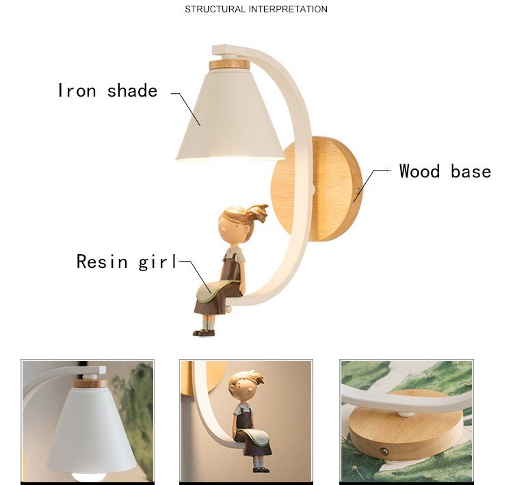 Modern Princess Loft Wall Sconce Decoration - Querencian