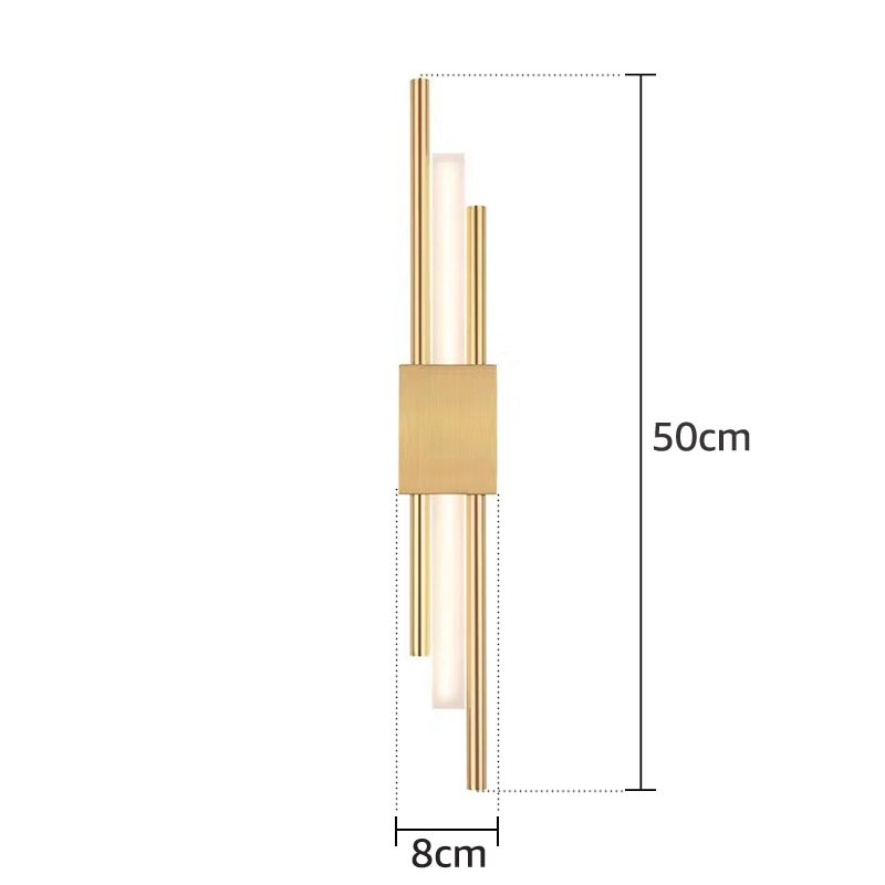 Modern Stylish Acrylic Pipe LED Wall Lamp - Querencian