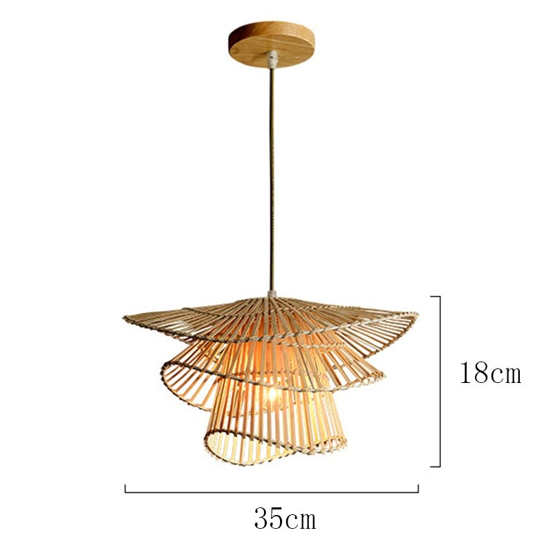 Multi-layered Creative Rattan Pendant Lights - Querencian