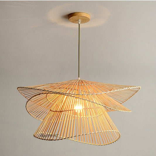 Multi-layered Creative Rattan Pendant Lights - Querencian