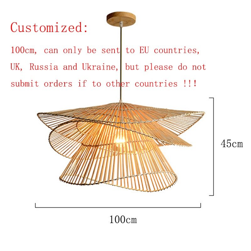 Multi-layered Creative Rattan Pendant Lights - Querencian