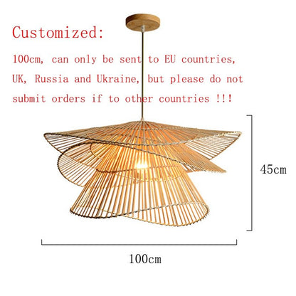 Multi-layered Creative Rattan Pendant Lights - Querencian