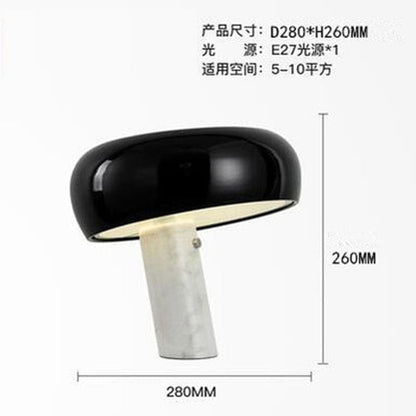 Mushroom Marble Snoopy Table Lamp Decor Lighting - Querencian