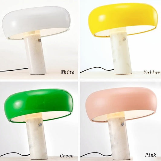 Mushroom Marble Snoopy Table Lamp Decor Lighting - Querencian