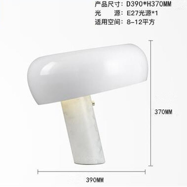 Mushroom Marble Snoopy Table Lamp Decor Lighting - Querencian