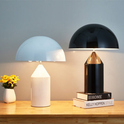 Mushroom Table Lamp Metal LED Decoration Lighting - Querencian