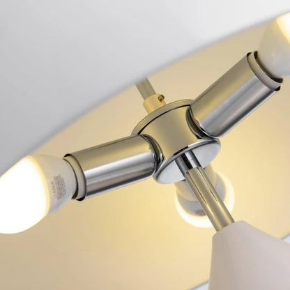 Mushroom Table Lamp Metal LED Decoration Lighting - Querencian