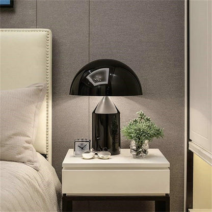 Mushroom Table Lamp Metal LED Decoration Lighting - Querencian