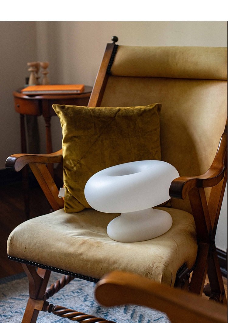 Mushroom Table Lamp Nordic Glass Table Light - Querencian