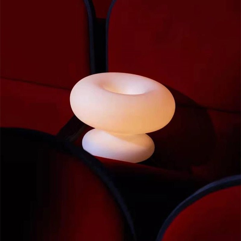 Mushroom Table Lamp Nordic Glass Table Light - Querencian