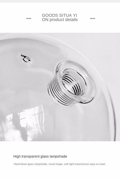 Nordic Creative Glass Soap Bubble Chandelier Lighting - Querencian