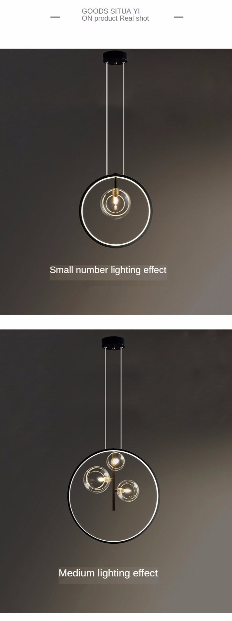 Nordic Creative Glass Soap Bubble Chandelier Lighting - Querencian