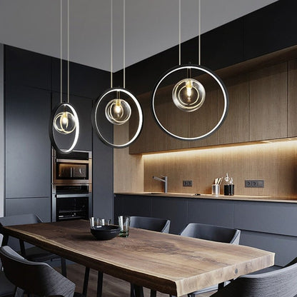 Nordic Creative Glass Soap Bubble Chandelier Lighting - Querencian