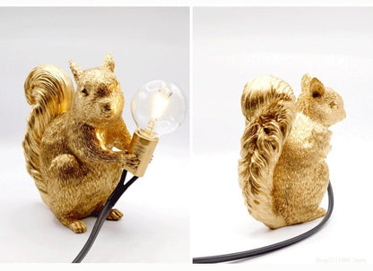 Nordic Cute Squirrel Designer Decoration Night Lamp - Querencian