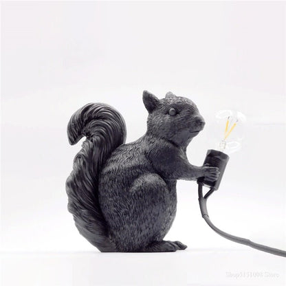 Nordic Cute Squirrel Designer Decoration Night Lamp - Querencian