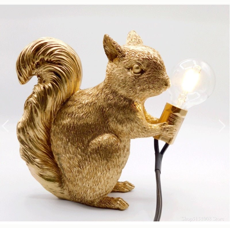 Nordic Cute Squirrel Designer Decoration Night Lamp - Querencian