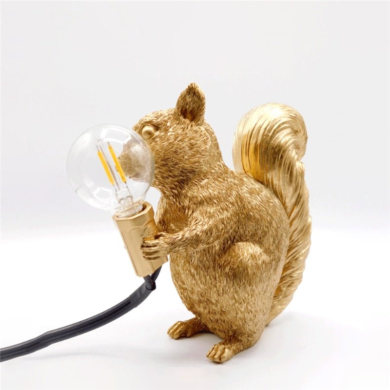 Nordic Cute Squirrel Designer Decoration Night Lamp - Querencian