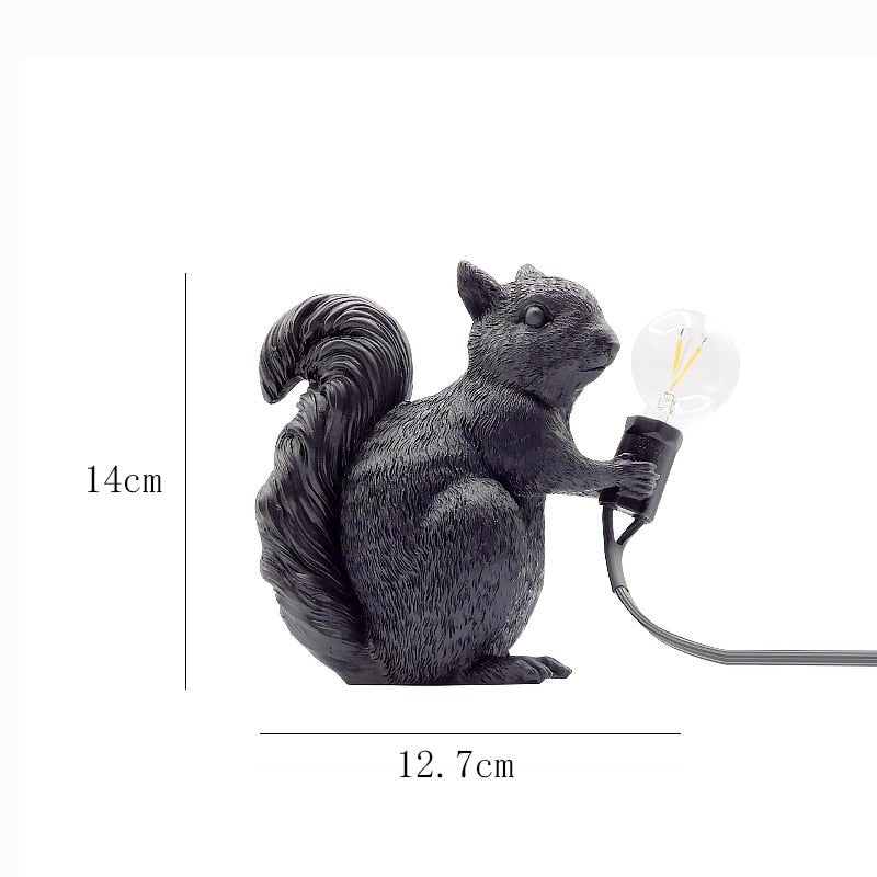 Nordic Cute Squirrel Designer Decoration Night Lamp - Querencian