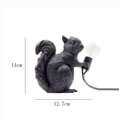 Nordic Cute Squirrel Designer Decoration Night Lamp - Querencian