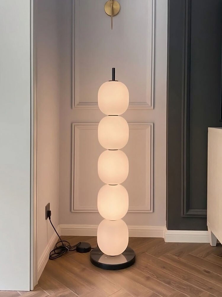 Nordic Gourd String Floor Lamp - Querencian