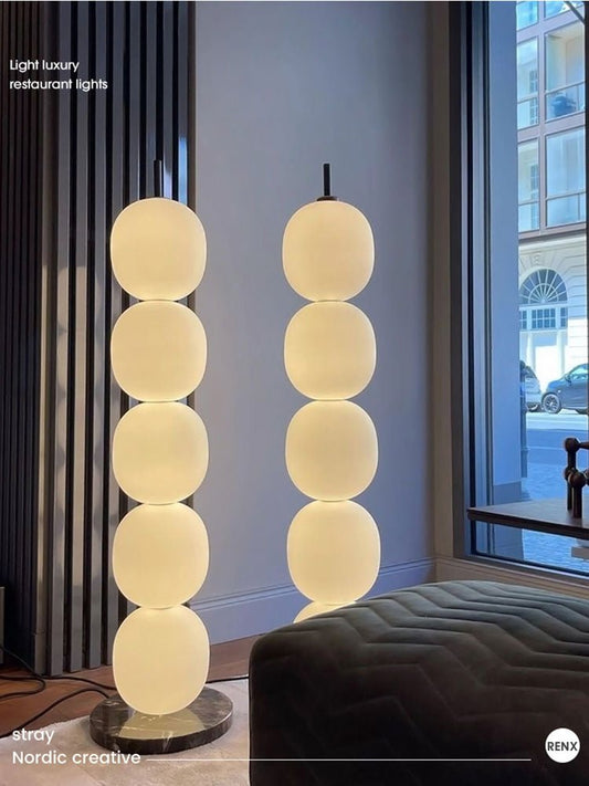 Nordic Gourd String Floor Lamp - Querencian