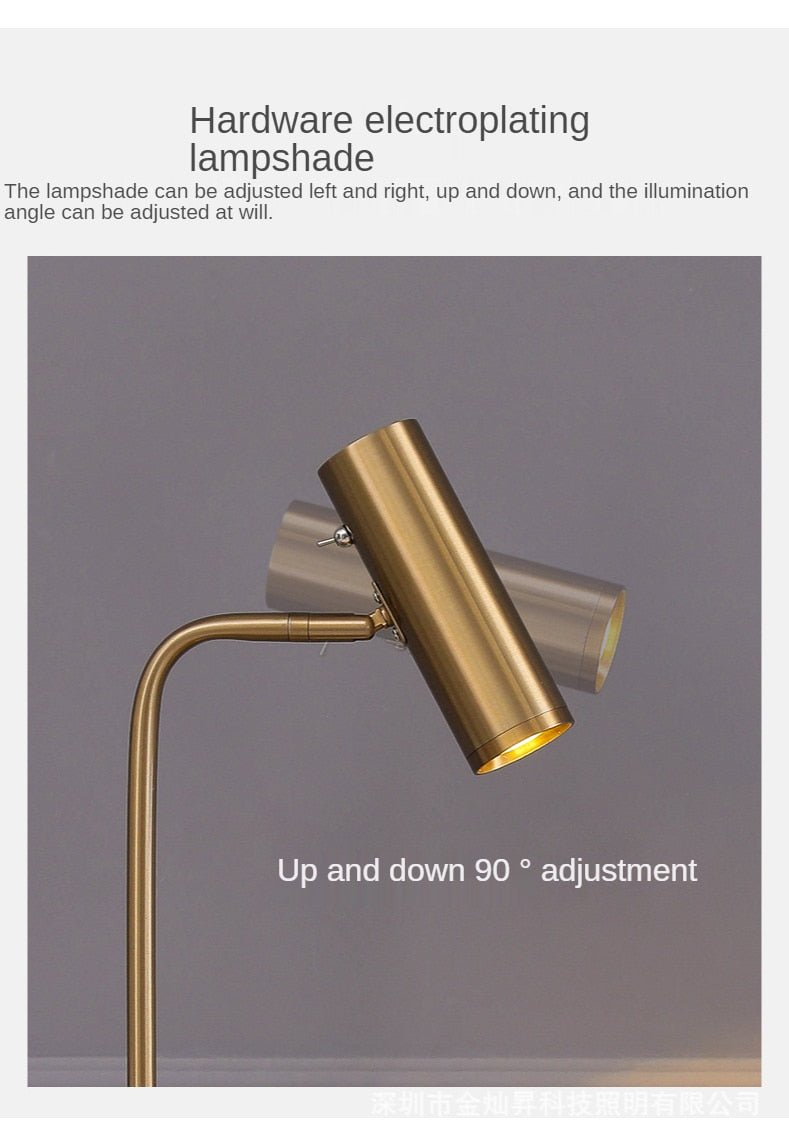 Nordic Marble Modern Led Reading Lamp Light - Querencian