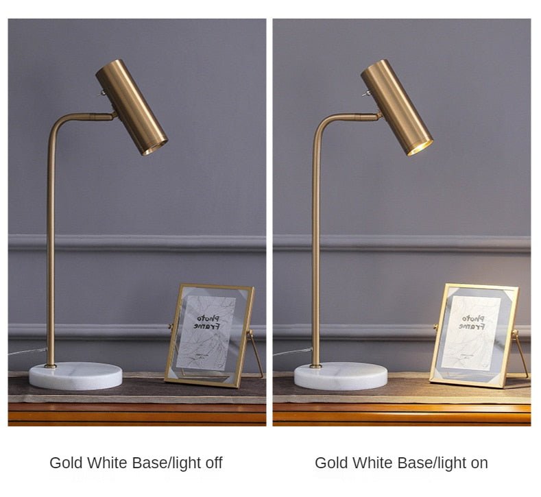 Nordic Marble Modern Led Reading Lamp Light - Querencian