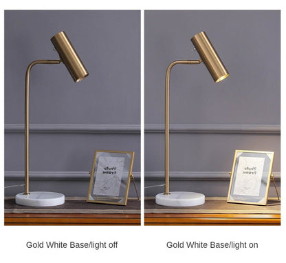 Nordic Marble Modern Led Reading Lamp Light - Querencian