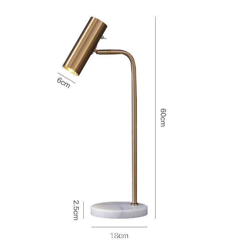 Nordic Marble Modern Led Reading Lamp Light - Querencian