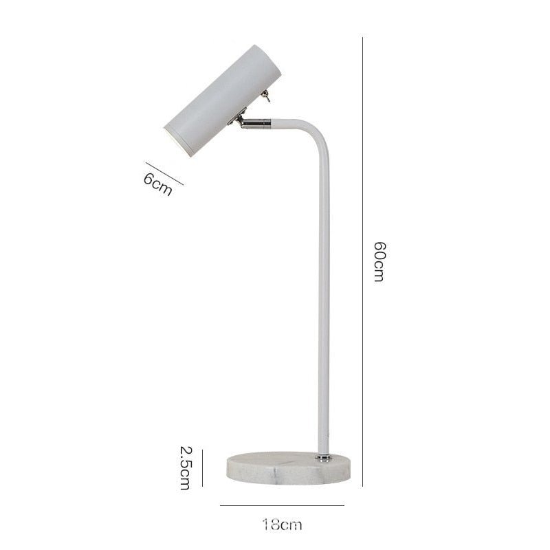 Nordic Marble Modern Led Reading Lamp Light - Querencian