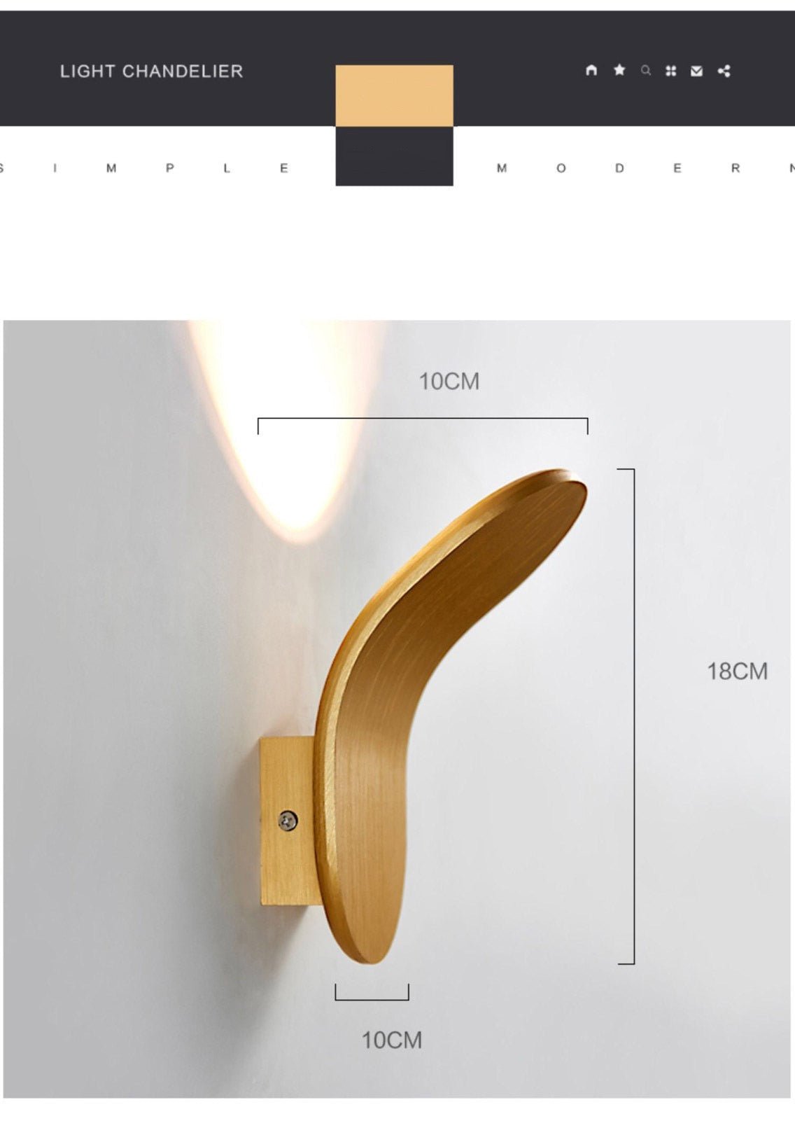Nordic Modern LED Lights Wall Lamps Fixtures - Querencian