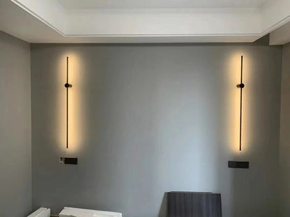Nordic Simple Geometric Lines LED Wall Lamp - Querencian