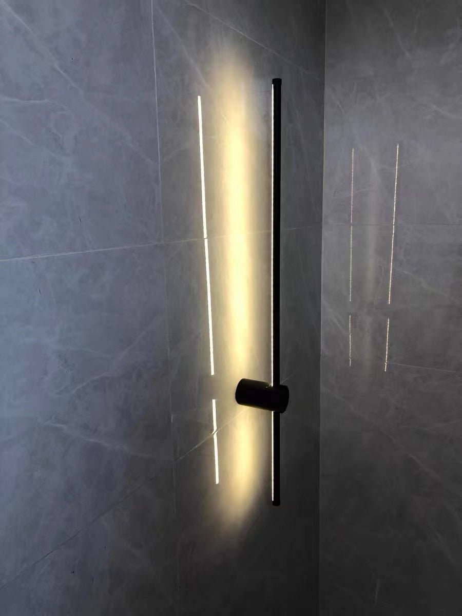 Nordic Simple Geometric Lines LED Wall Lamp - Querencian