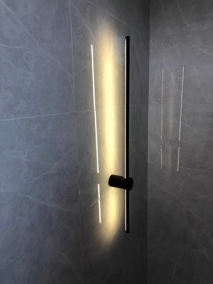 Nordic Simple Geometric Lines LED Wall Lamp - Querencian