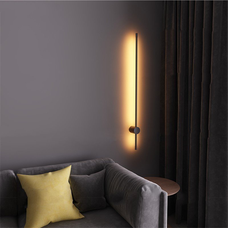 Nordic Simple Geometric Lines LED Wall Lamp - Querencian