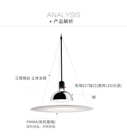 Nordic UFO Lamp Fribi Pendant Light - Querencian