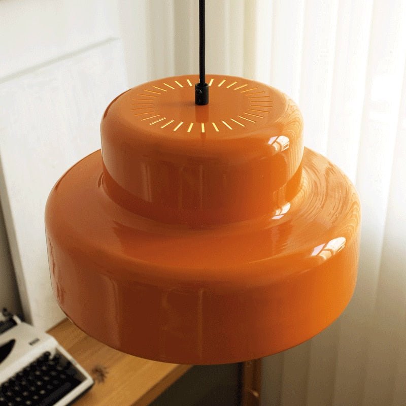 Orange Vintage Bauhaus LED Pendant Lights - Querencian